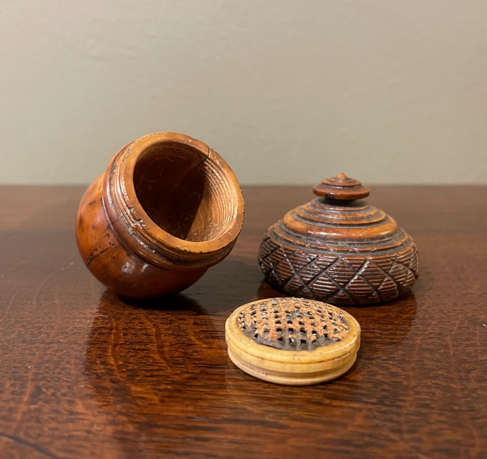 Georgian Coquilla Nutmeg Grater View VI