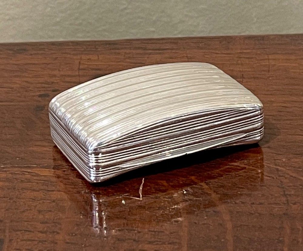 George III Solid Silver Snuff Box, 1807 View VII