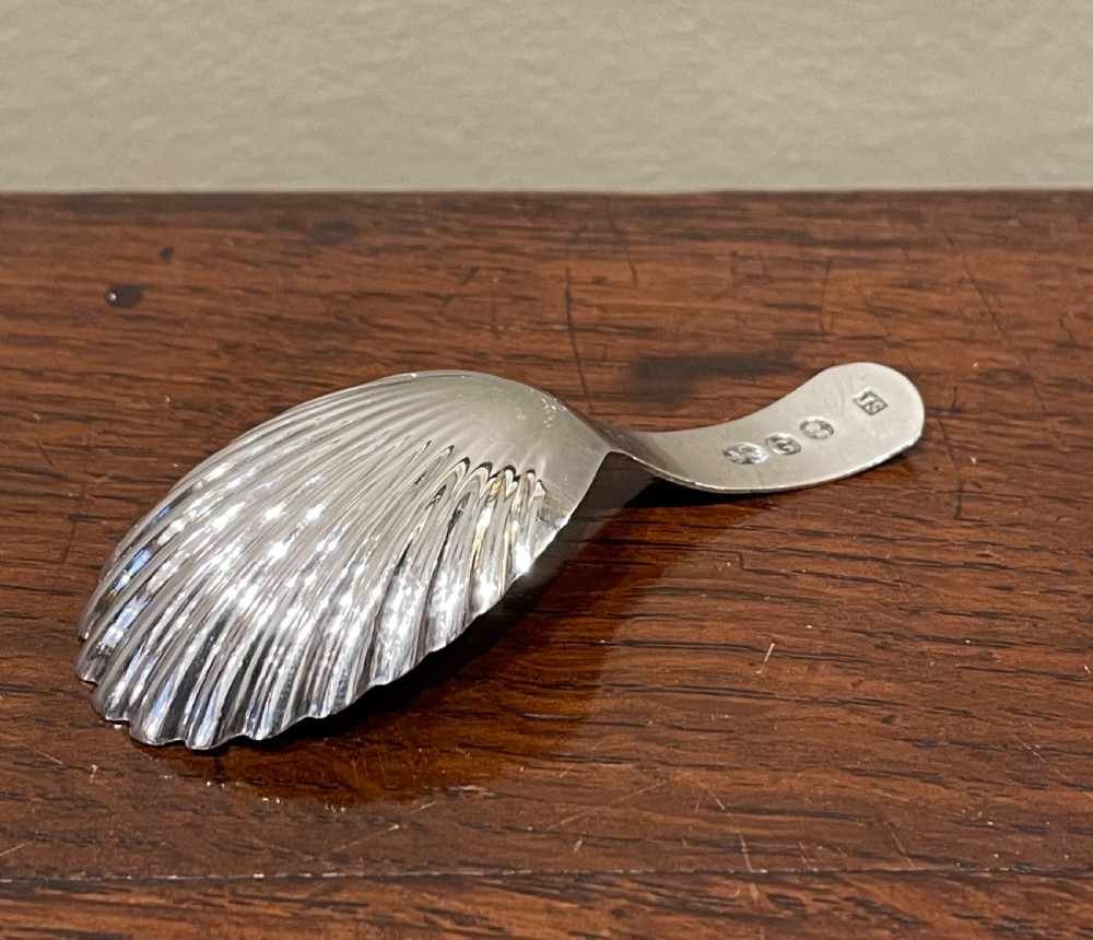 George III silver caddy spoon, Josiah Snatt View VII