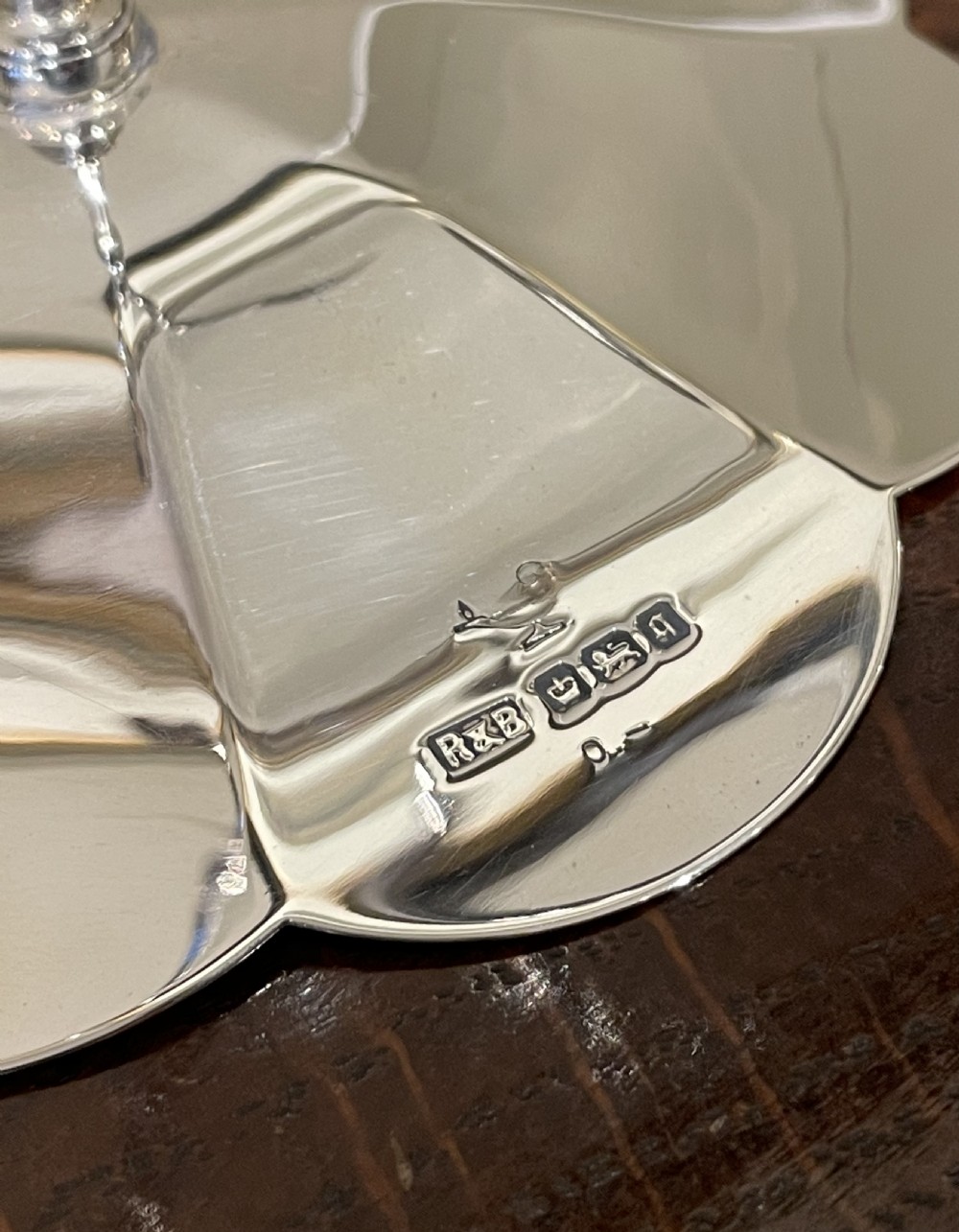 Edwardian Solid Silver Miniature Tripod Table Dish, Sheffield 1908 by Roberts & Belk View IX
