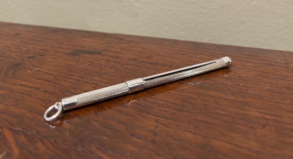 Vintage Solid Silver Swizzle Stick