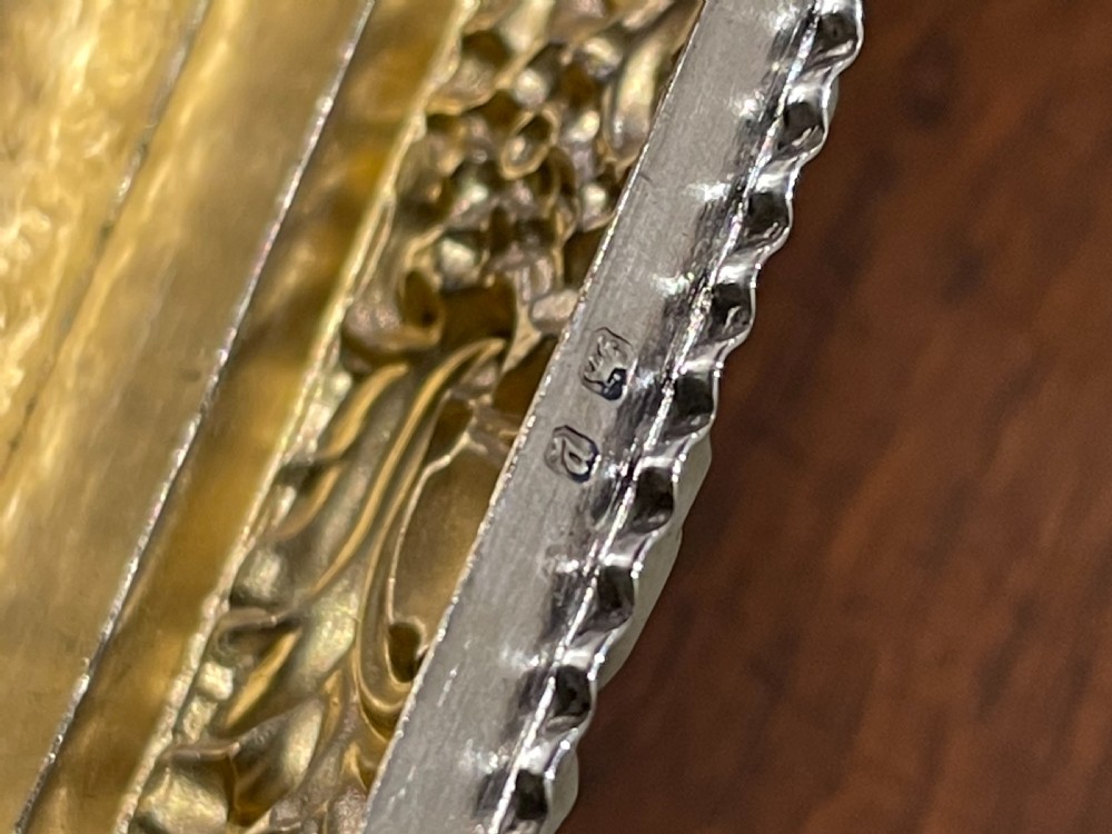 Very Pretty Victorian Silver Box, 1898  View XI