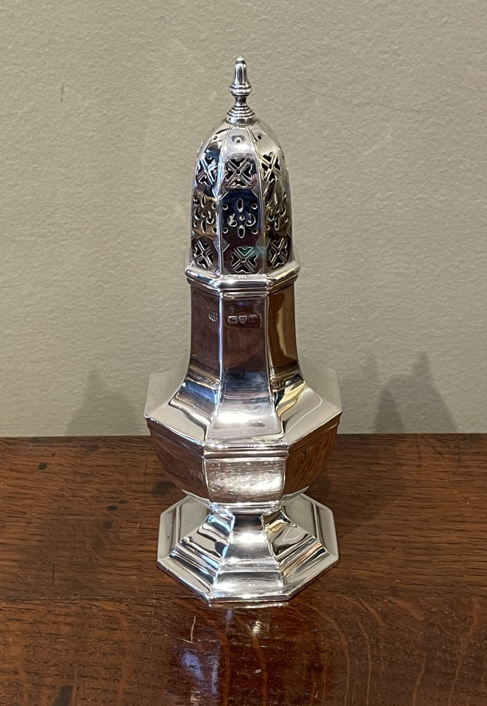 Edwardian Silver Sugar Caster, Chester