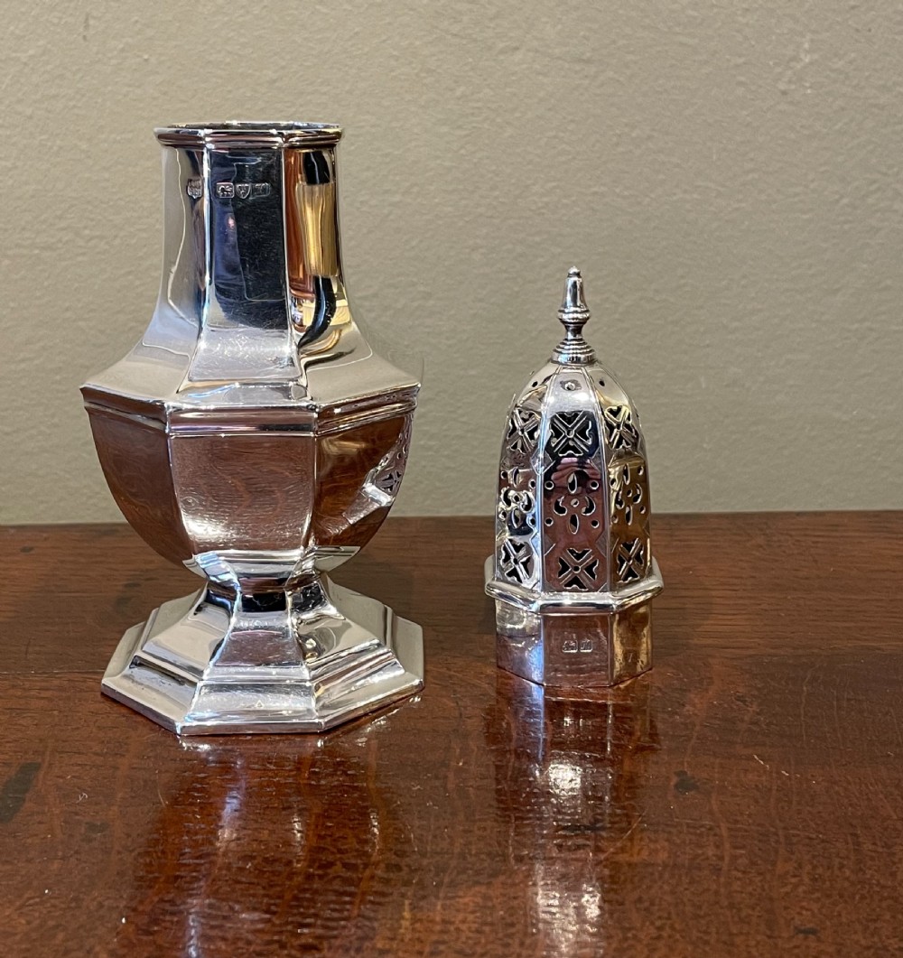 Edwardian Silver Sugar Caster, Chester View II