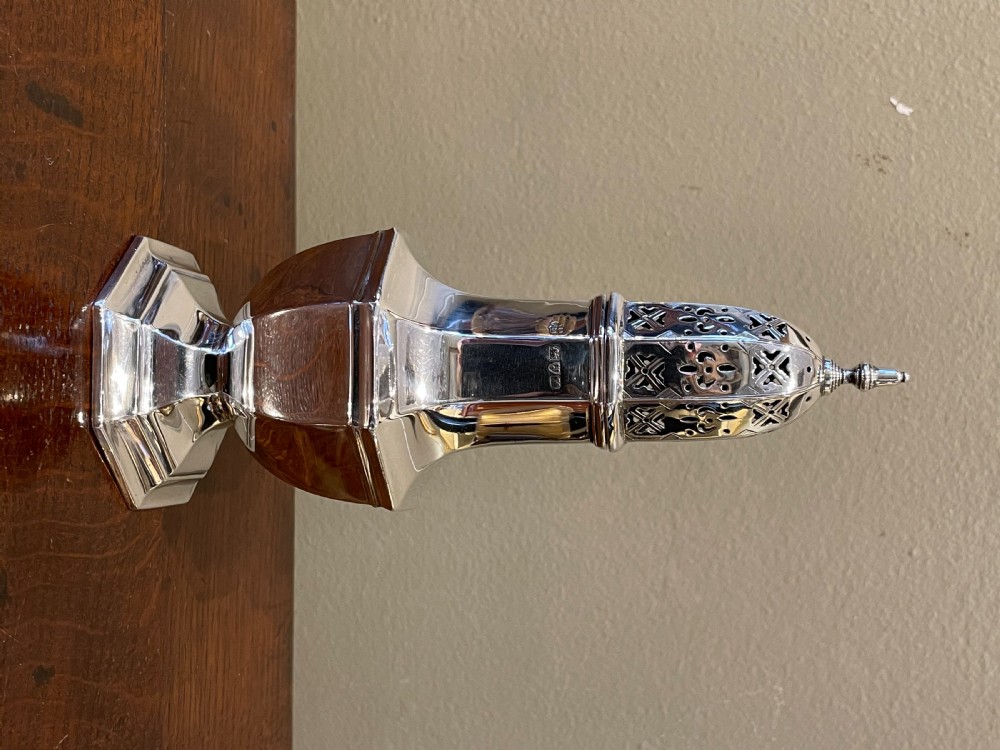 Edwardian Silver Sugar Caster, Chester View III