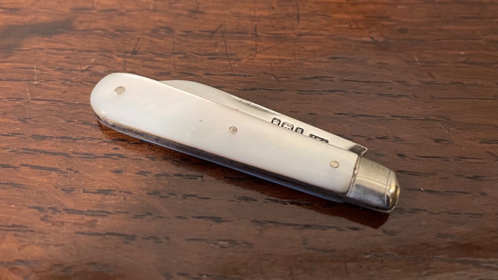 Edwardian Silver Pocket Knife, 1910 View II