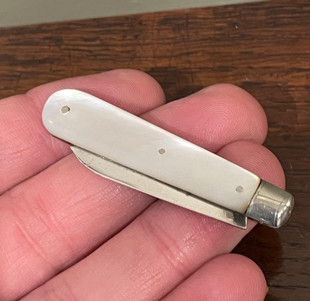 Edwardian Silver Pocket Knife, 1910 View VI