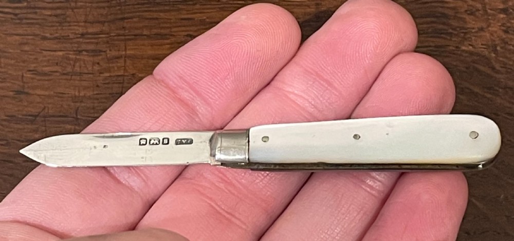 Edwardian Silver Pocket Knife, 1910 View IX
