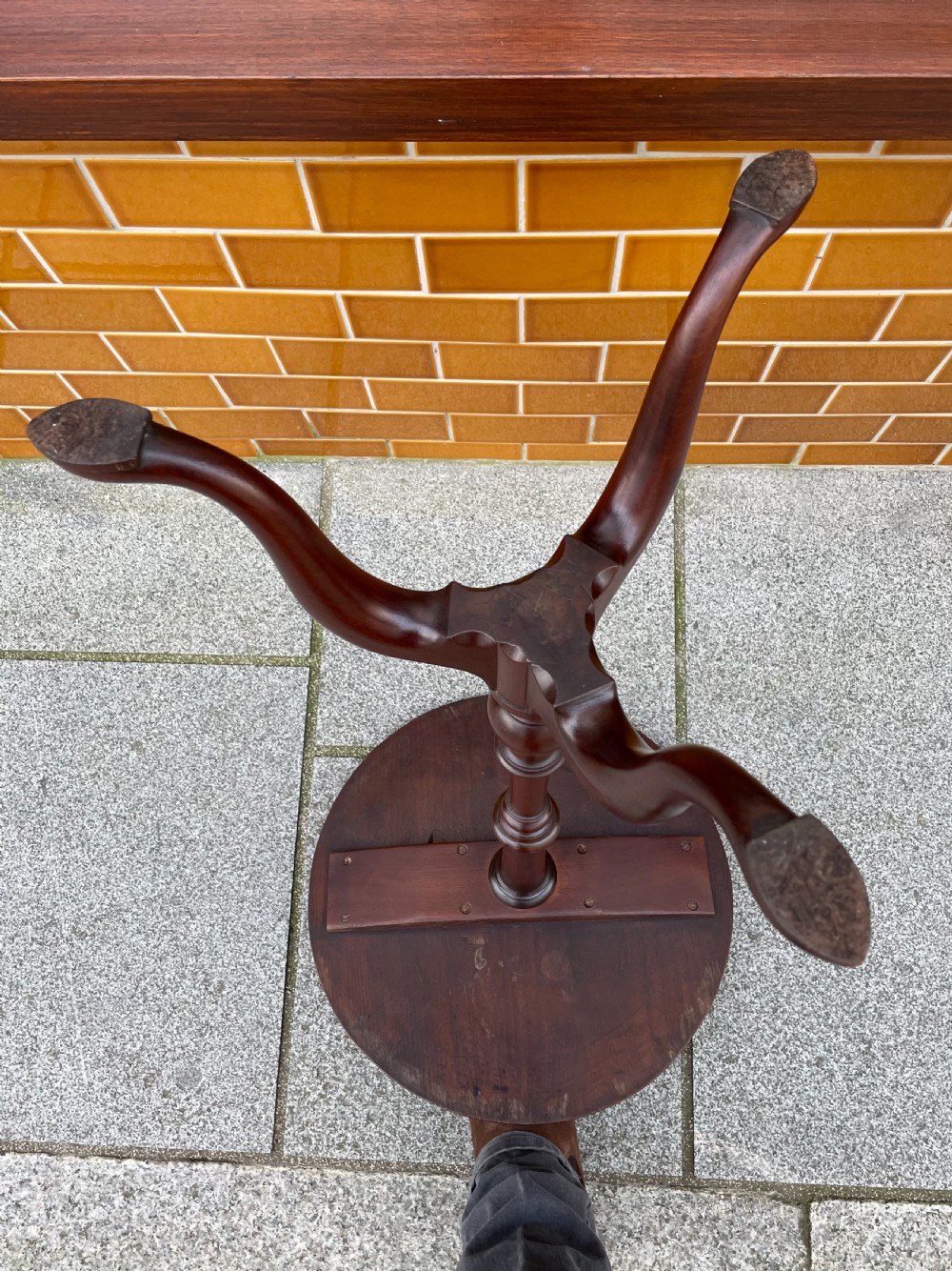 19th Century Mahogany Wine Table View VII