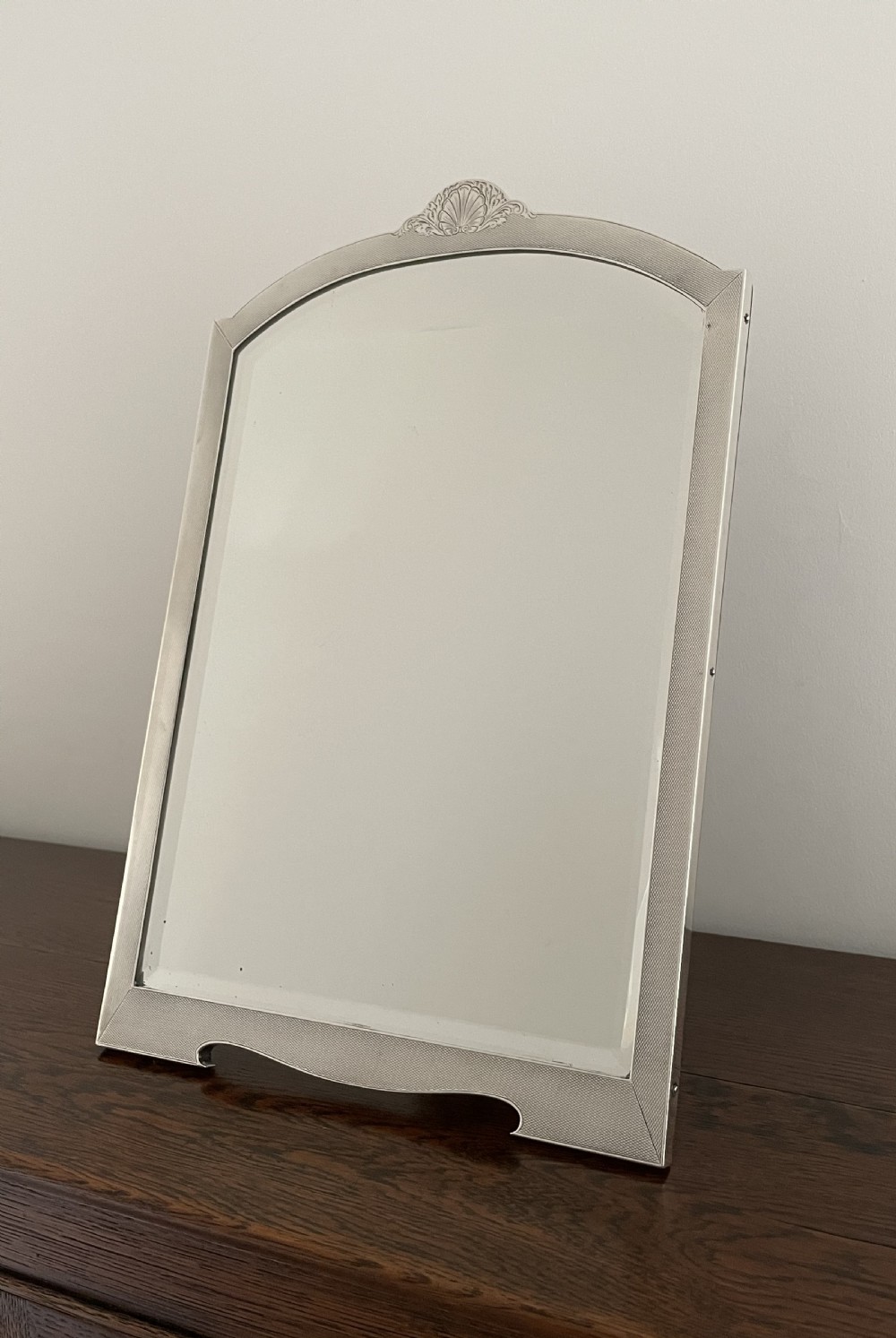 George V Silver Dressing Table Mirror by Mappin & Webb View II