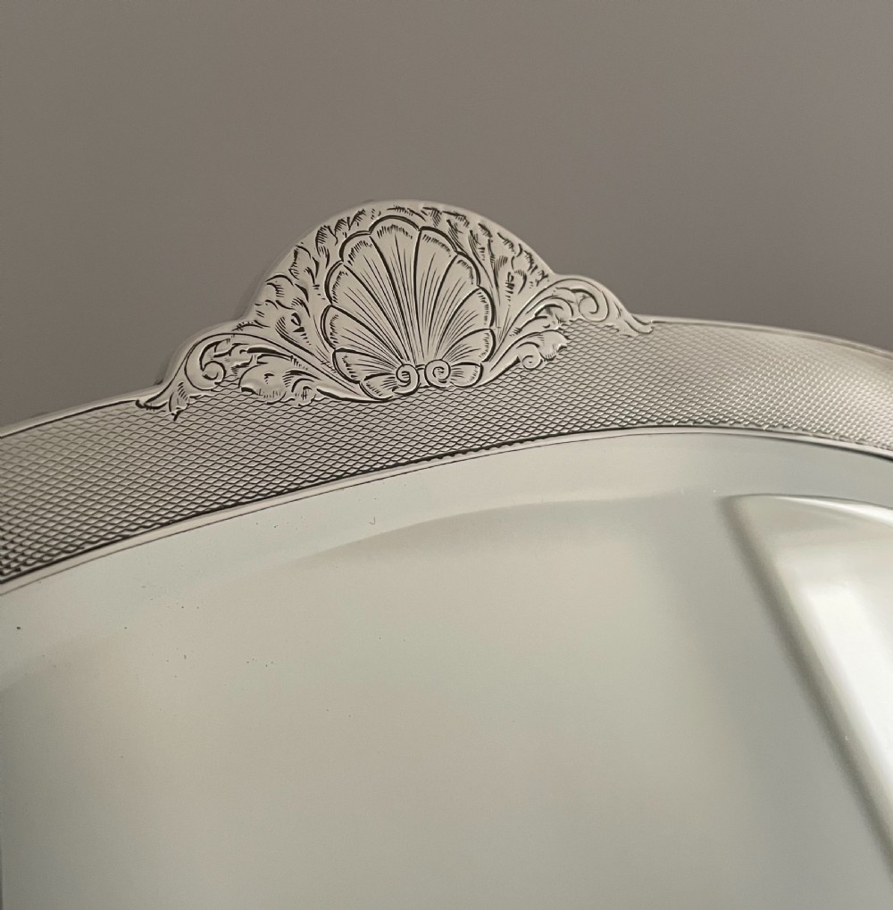 George V Silver Dressing Table Mirror by Mappin & Webb View IV