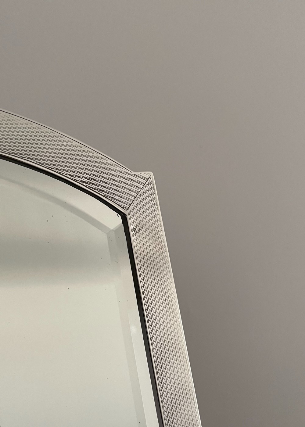 George V Silver Dressing Table Mirror by Mappin & Webb View V