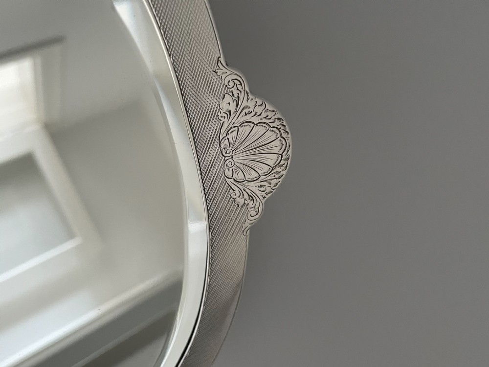 George V Silver Dressing Table Mirror by Mappin & Webb View VI