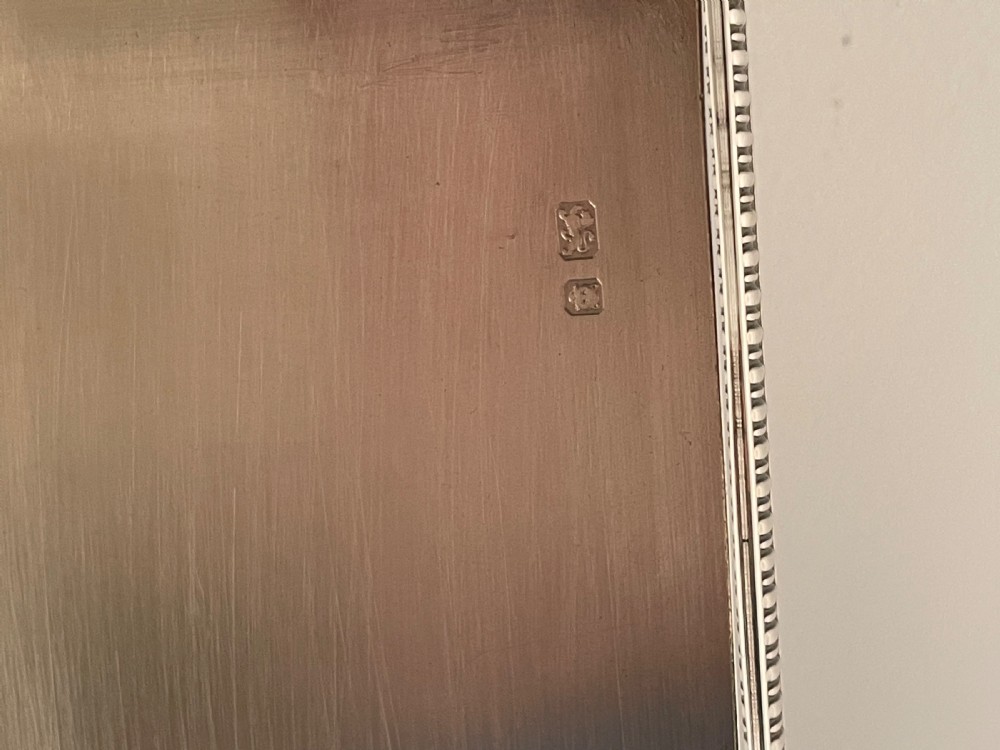 Quality George VI Solid Silver Biscuit Box, WW2 Dedication  View XI