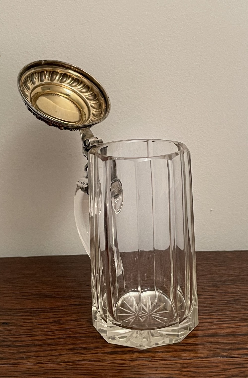 Quality German Silver & Glass Stein by Wilhelm Binder View VII