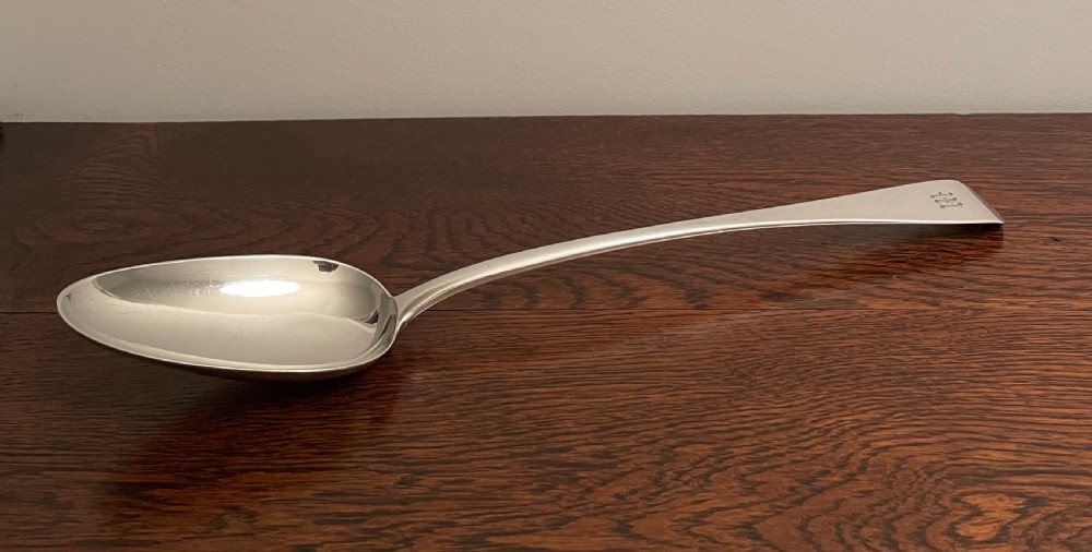 George III Silver Basting Spoon by Solomon Hougham, 1805 View II