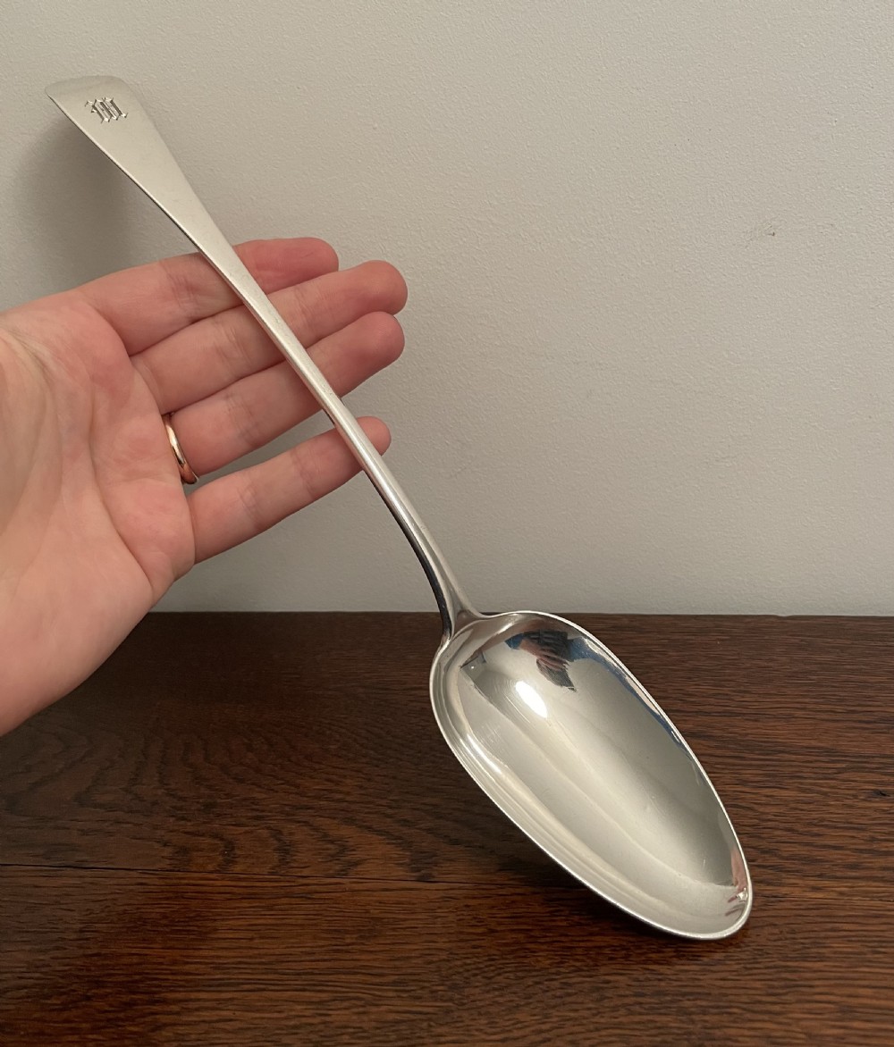 George III Silver Basting Spoon by Solomon Hougham, 1805 View III