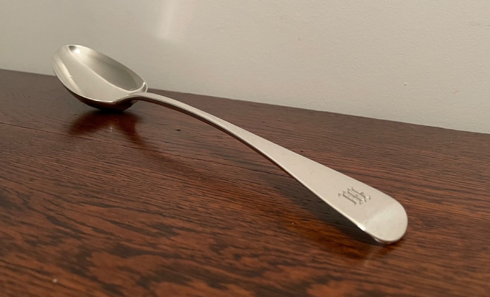 George III Silver Basting Spoon by Solomon Hougham, 1805 View VII