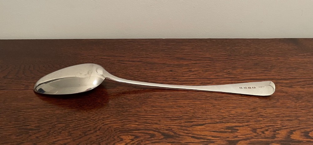 George III Silver Basting Spoon by Solomon Hougham, 1805 View VIII