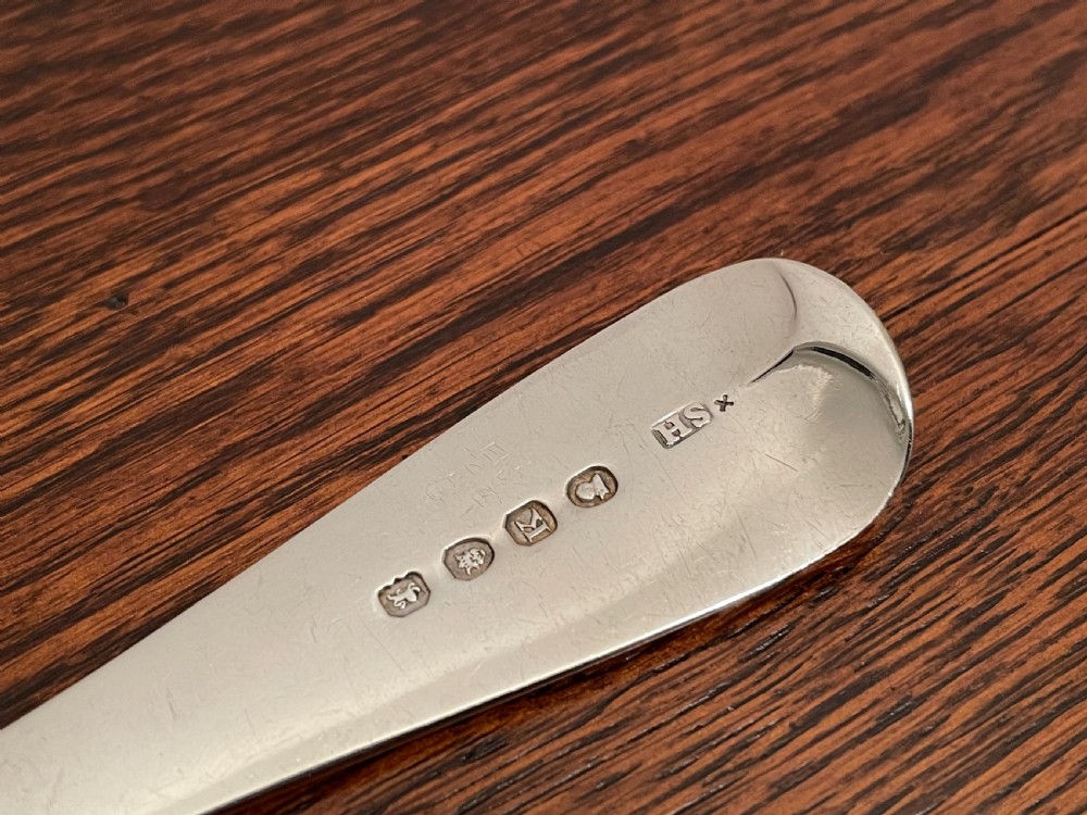 George III Silver Basting Spoon by Solomon Hougham, 1805 View IX