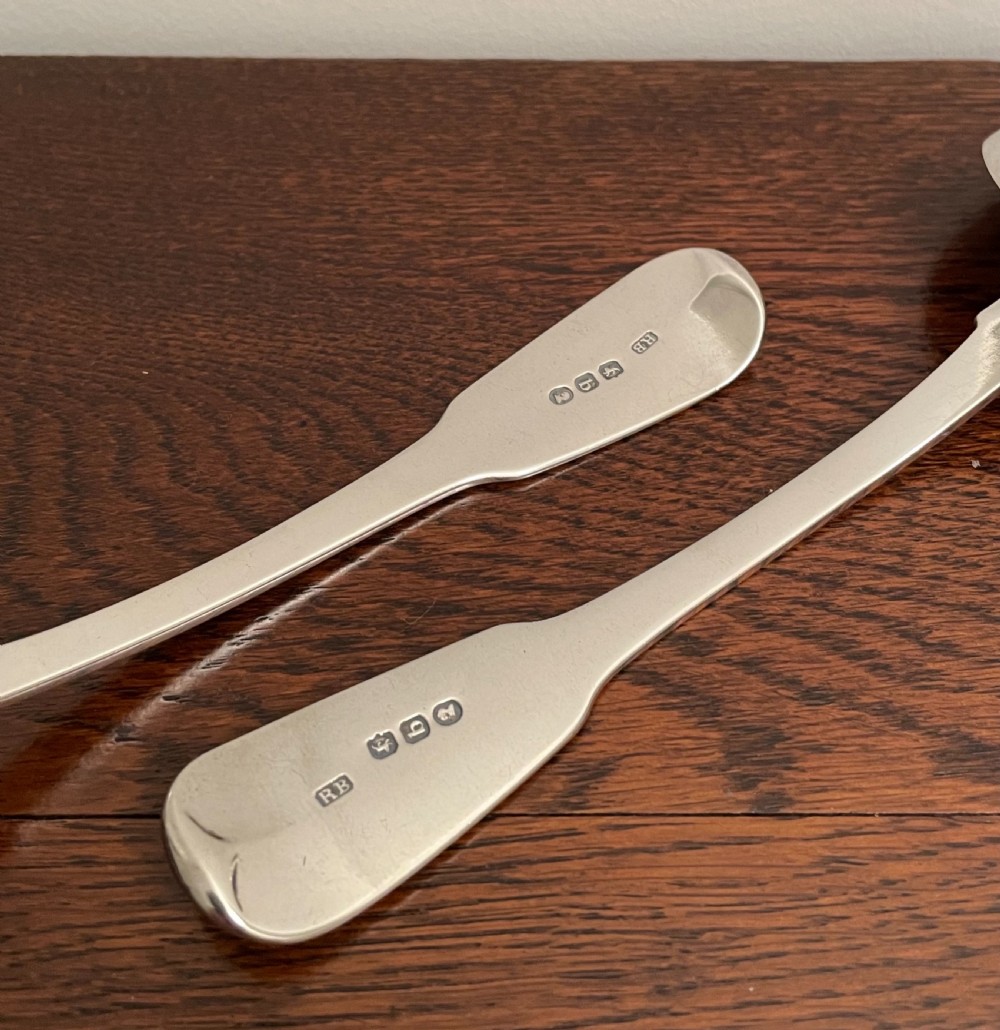 Pair of George III Silver Sauce Ladles View V