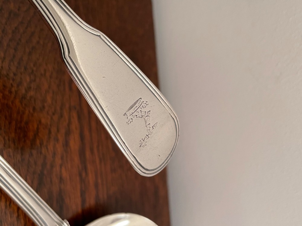 Pair of George III Silver Sauce Ladles View VI