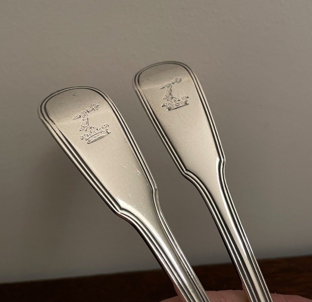 Pair of George III Silver Sauce Ladles View VIII
