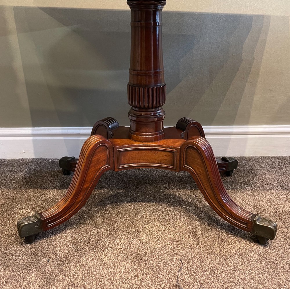 Regency Mahogany Card Games Table View V