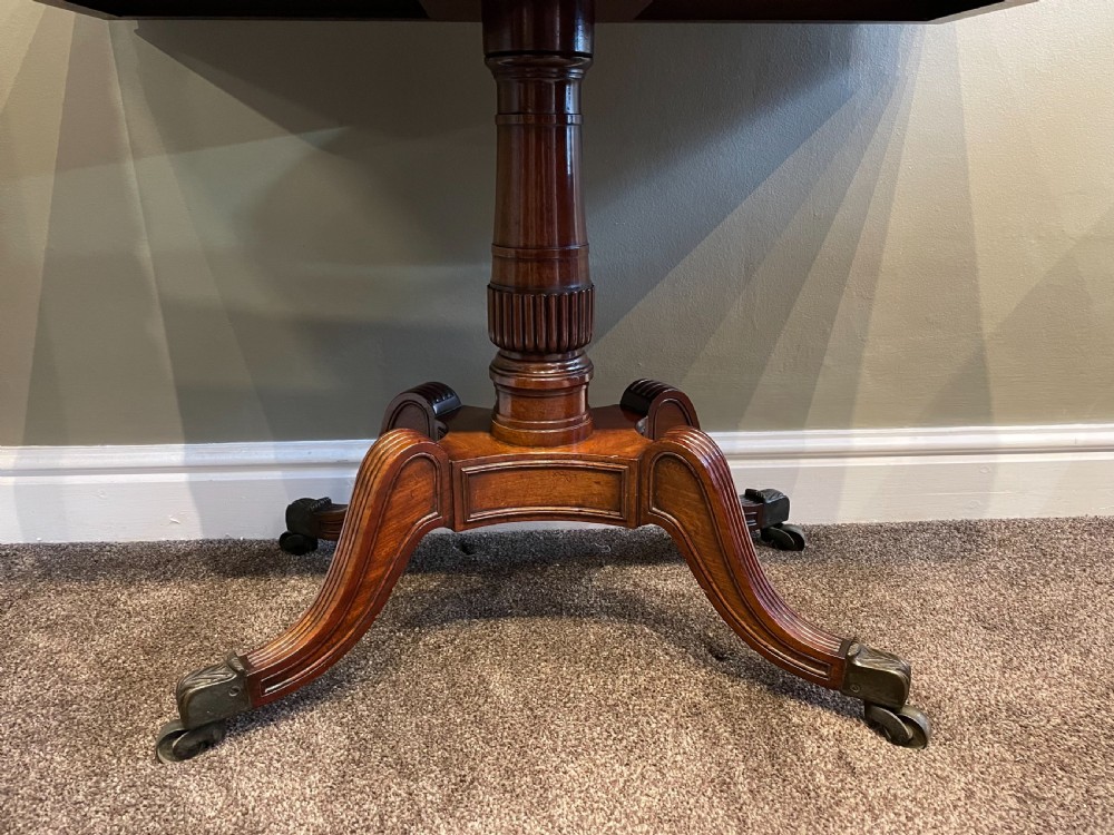 Regency Mahogany Card Games Table View VI