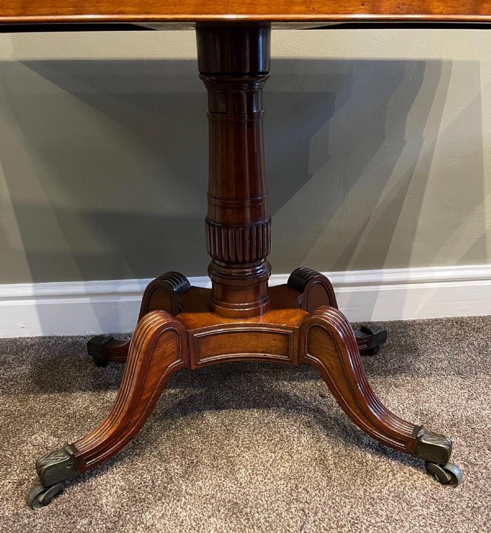 Regency Mahogany Card Games Table View IX