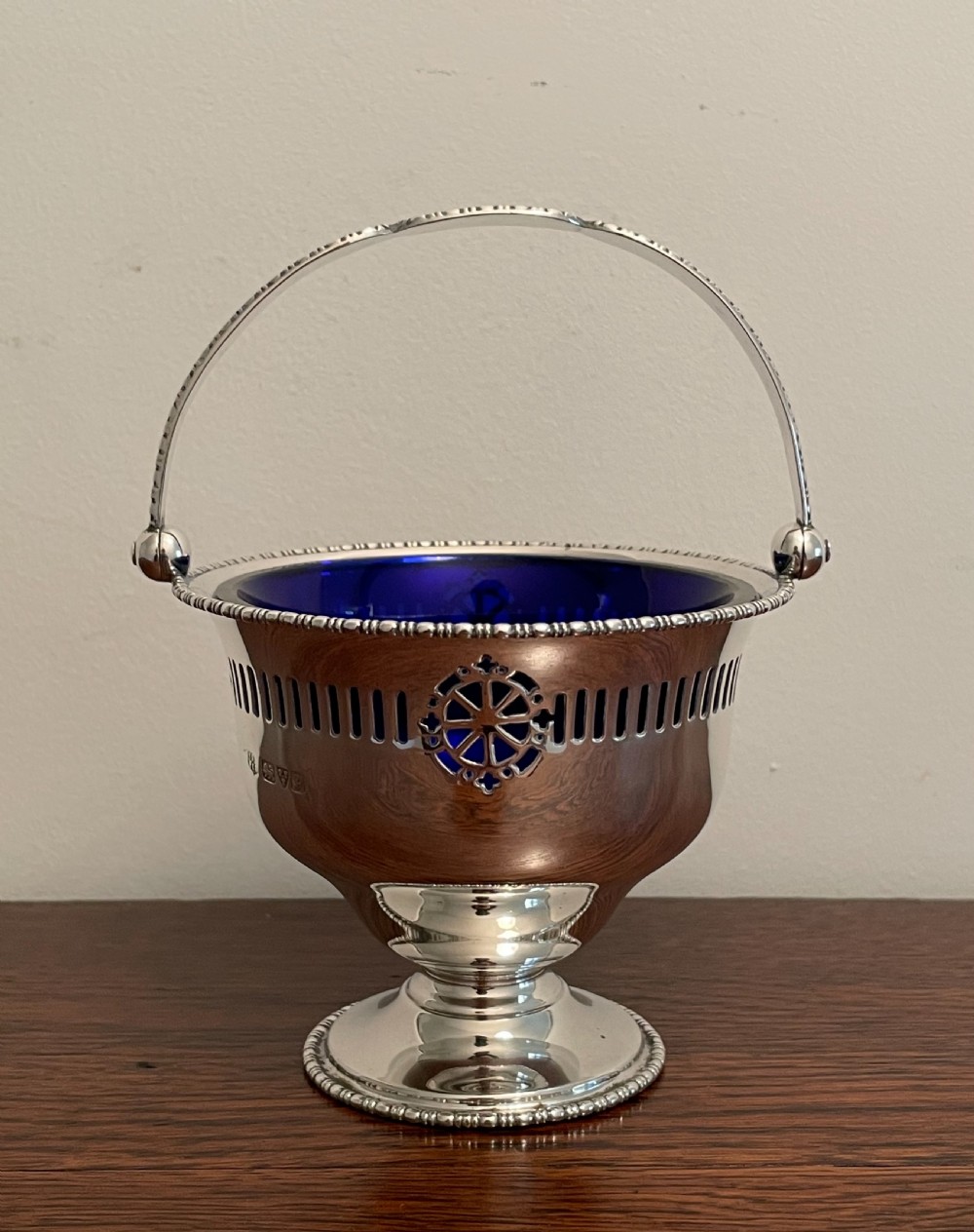 Good George V Silver Basket, Chester View V