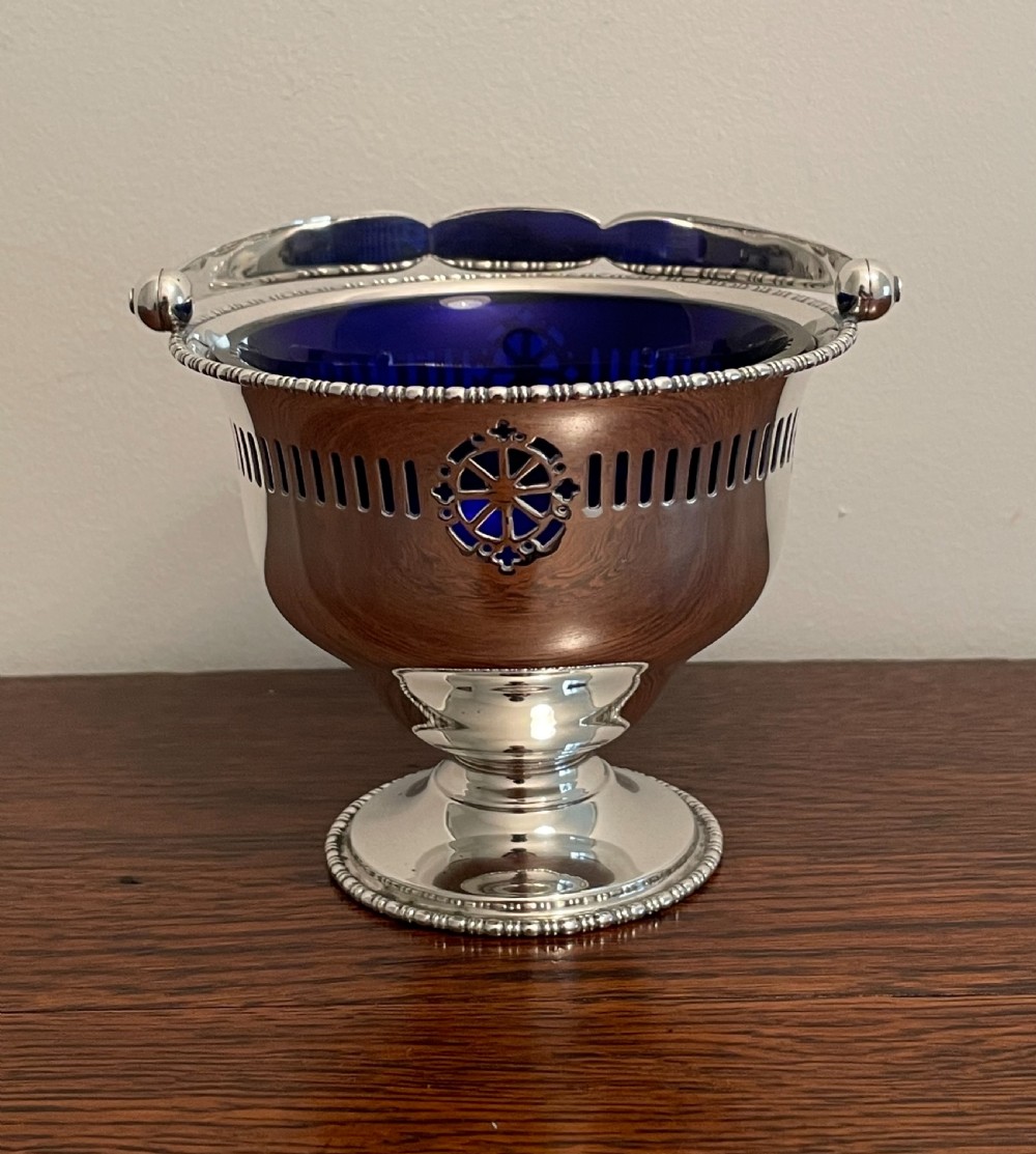 Good George V Silver Basket, Chester View VI