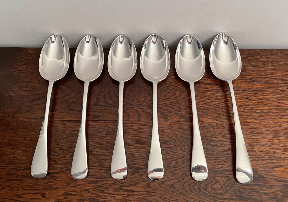 Victorian Solid Silver Table Serving Spoons