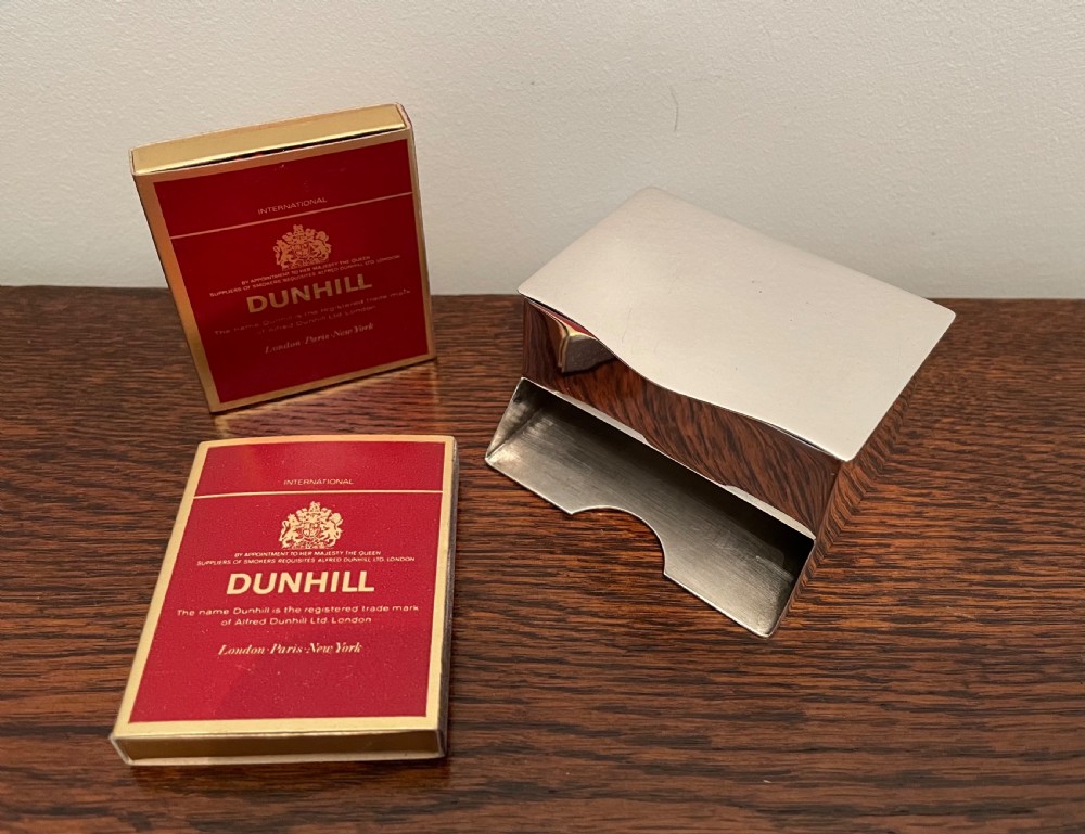 George V Solid Silver Table Vesta Match Box, with matches View XI