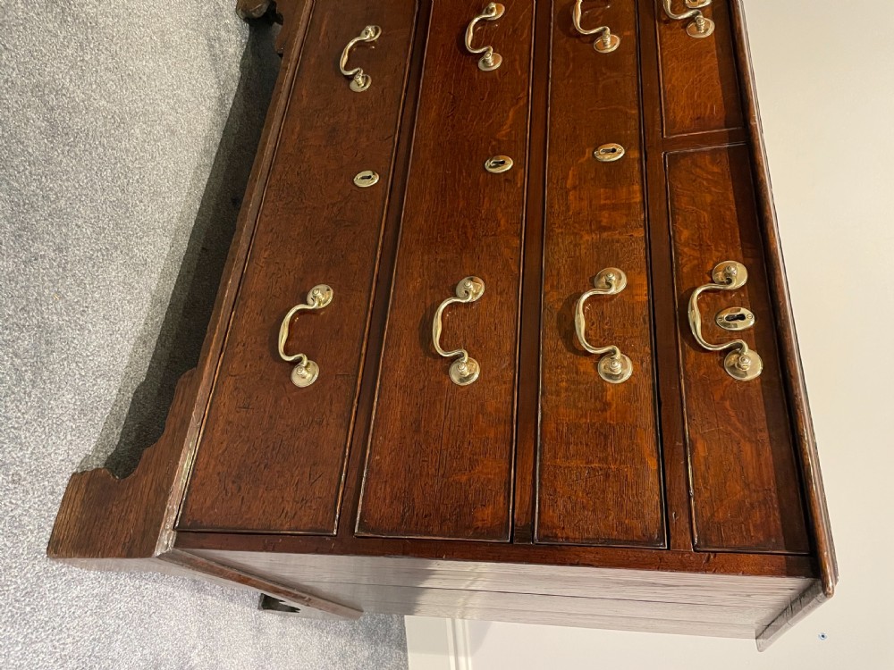 Small Proportioned George III Oak Chest of Drawers View IV