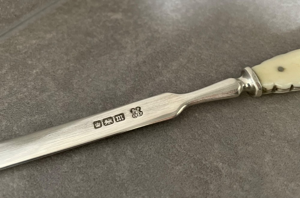 Edwardian Silver Letter Opener, 1904 View VI