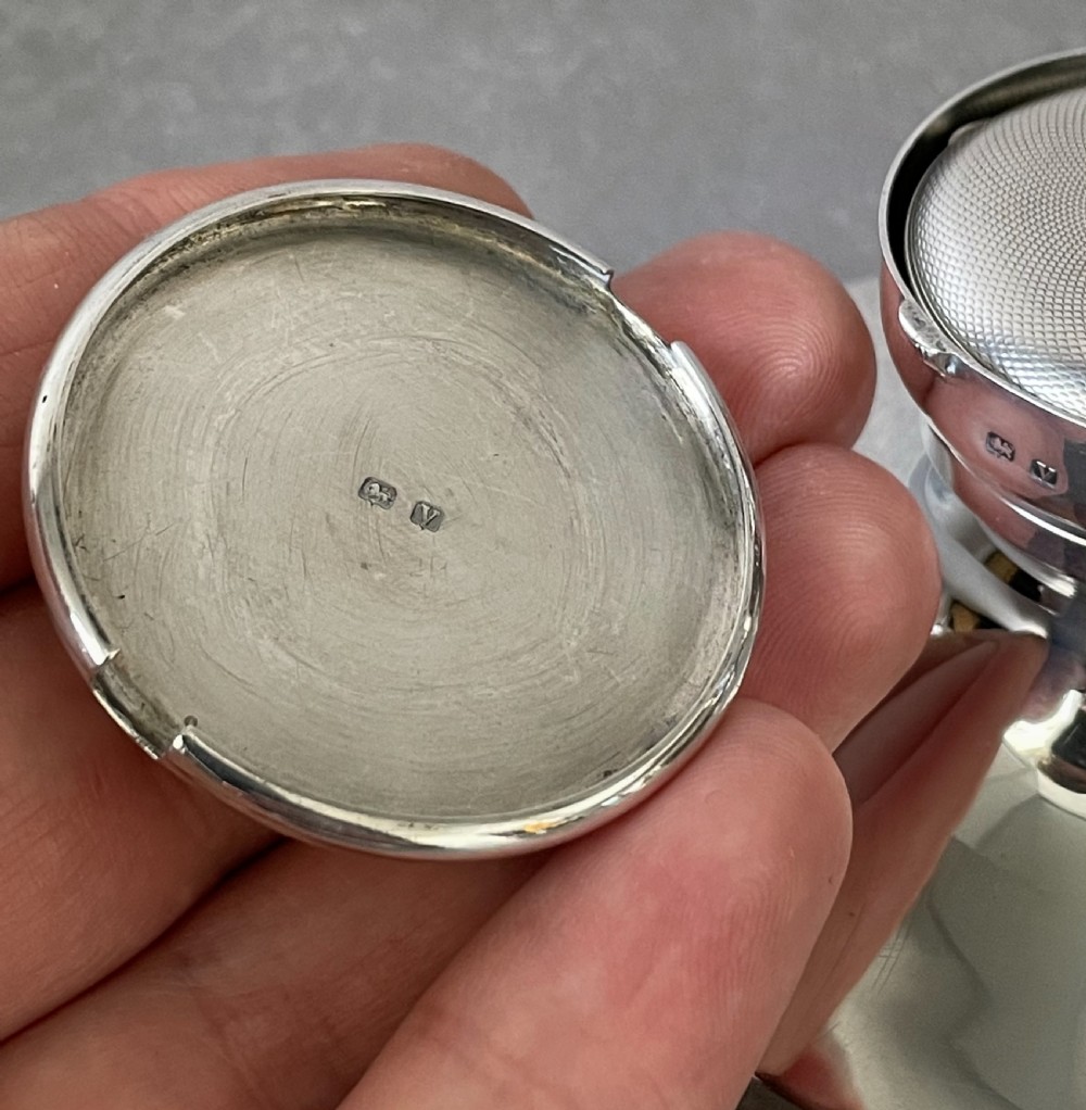 George V Solid Silver Watch Inkwell View VII