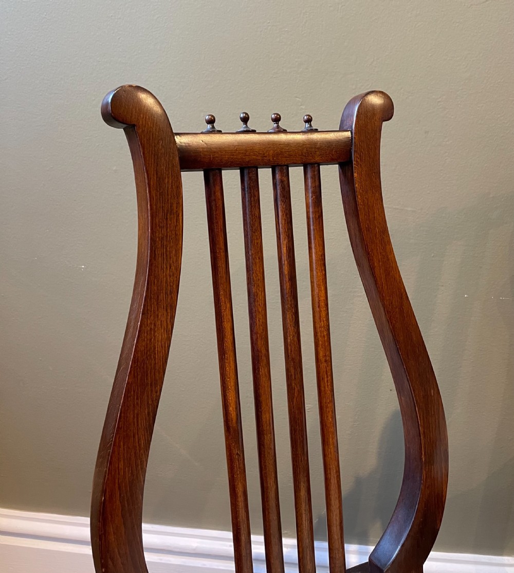 Pair of Victorian Lyre Backed Chairs View VI