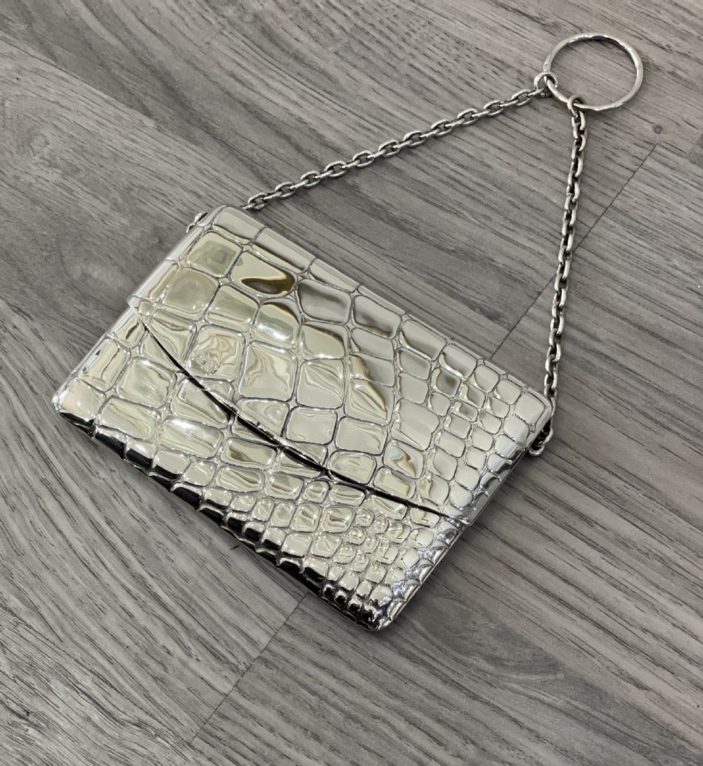 Edwardian Solid Silver Ladies Purse by Sampson Mordan & Co View III