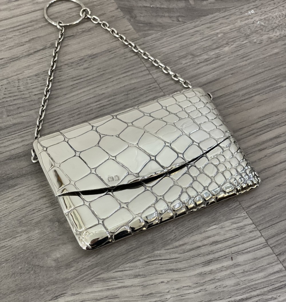 Edwardian Solid Silver Ladies Purse by Sampson Mordan & Co View V