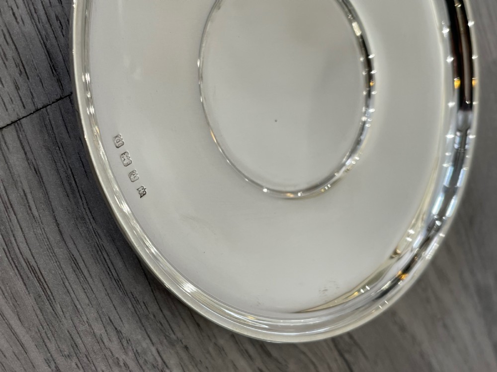 George V Solid Silver Tea Cup & Saucer View II
