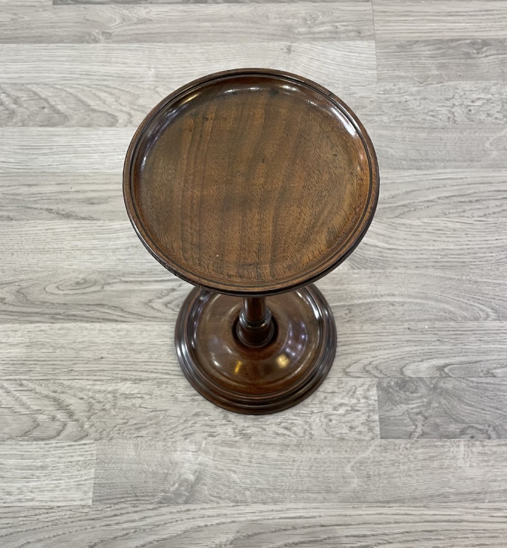 Quality Georgian Mahogany Candle Stand View II