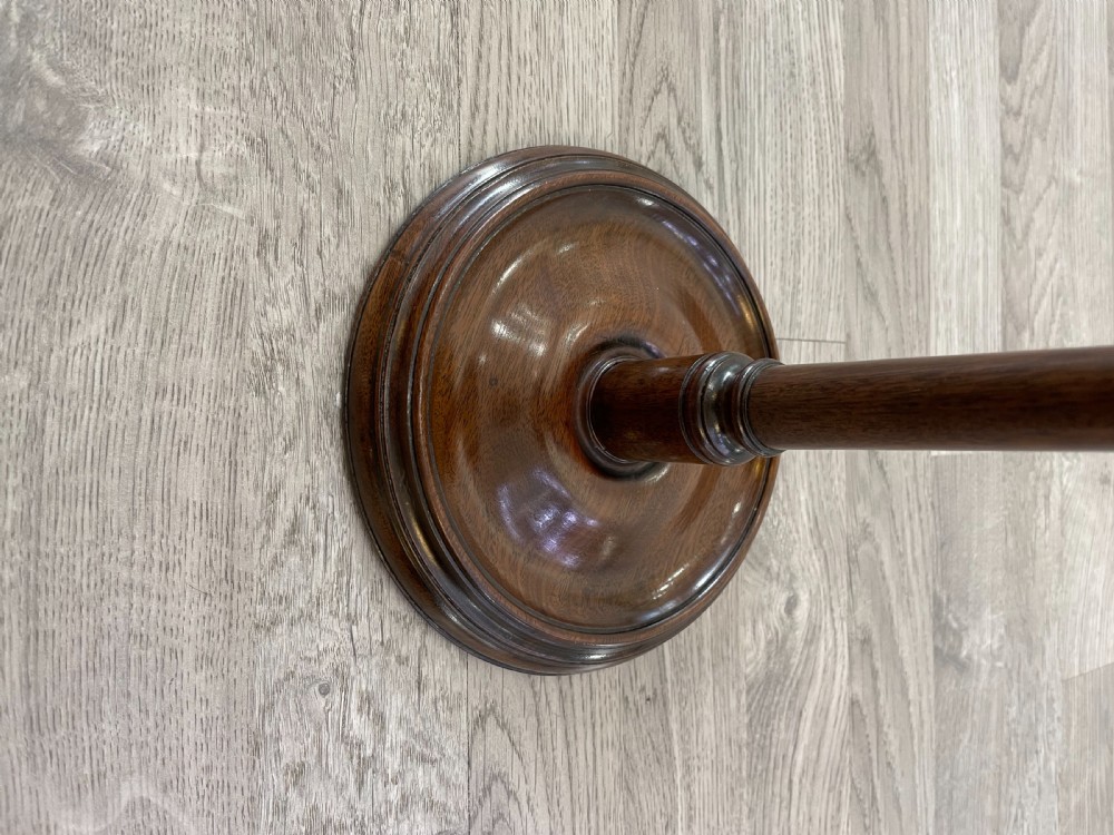 Quality Georgian Mahogany Candle Stand View IV