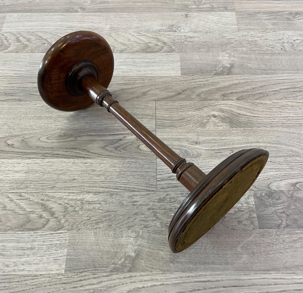 Quality Georgian Mahogany Candle Stand View V