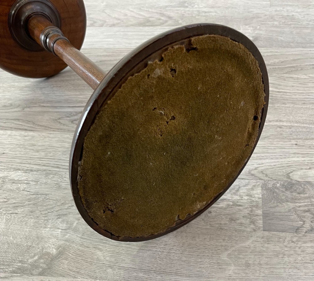 Quality Georgian Mahogany Candle Stand View VI
