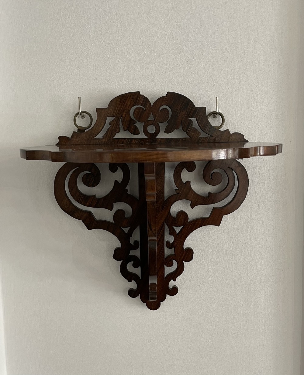 William IV Rosewood Wall Bracket Shelf