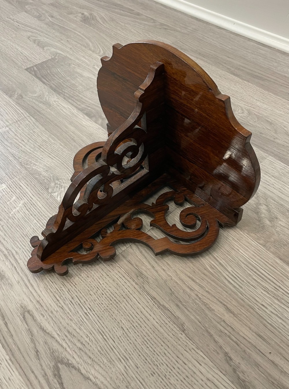 William IV Rosewood Wall Bracket Shelf View V