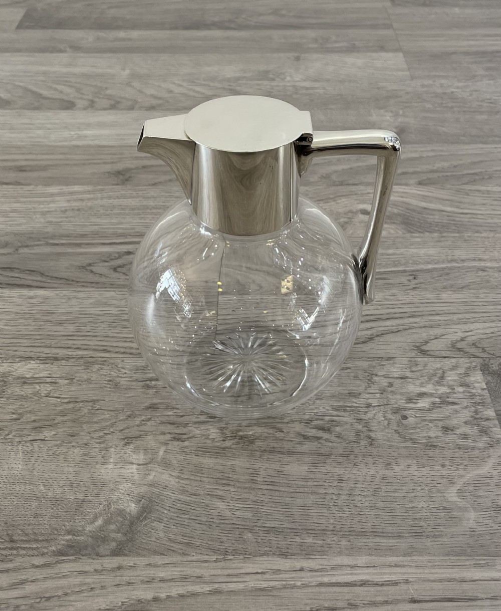 Victorian Silver Claret Jug by Hukin & Heath