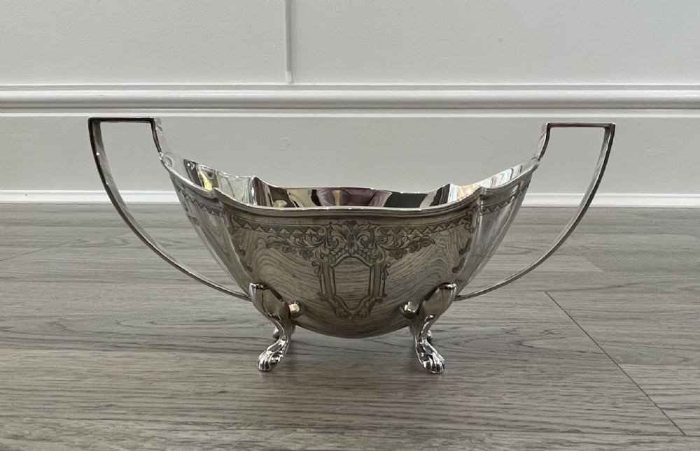 A good George VI solid silver four piece tea service  View VI