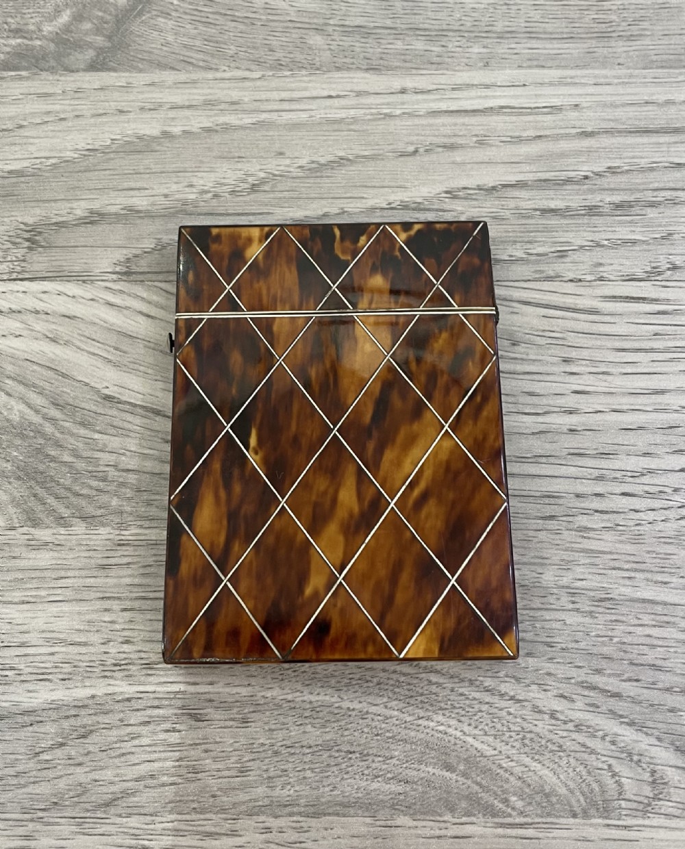 19th Century Tortoiseshell Card Case